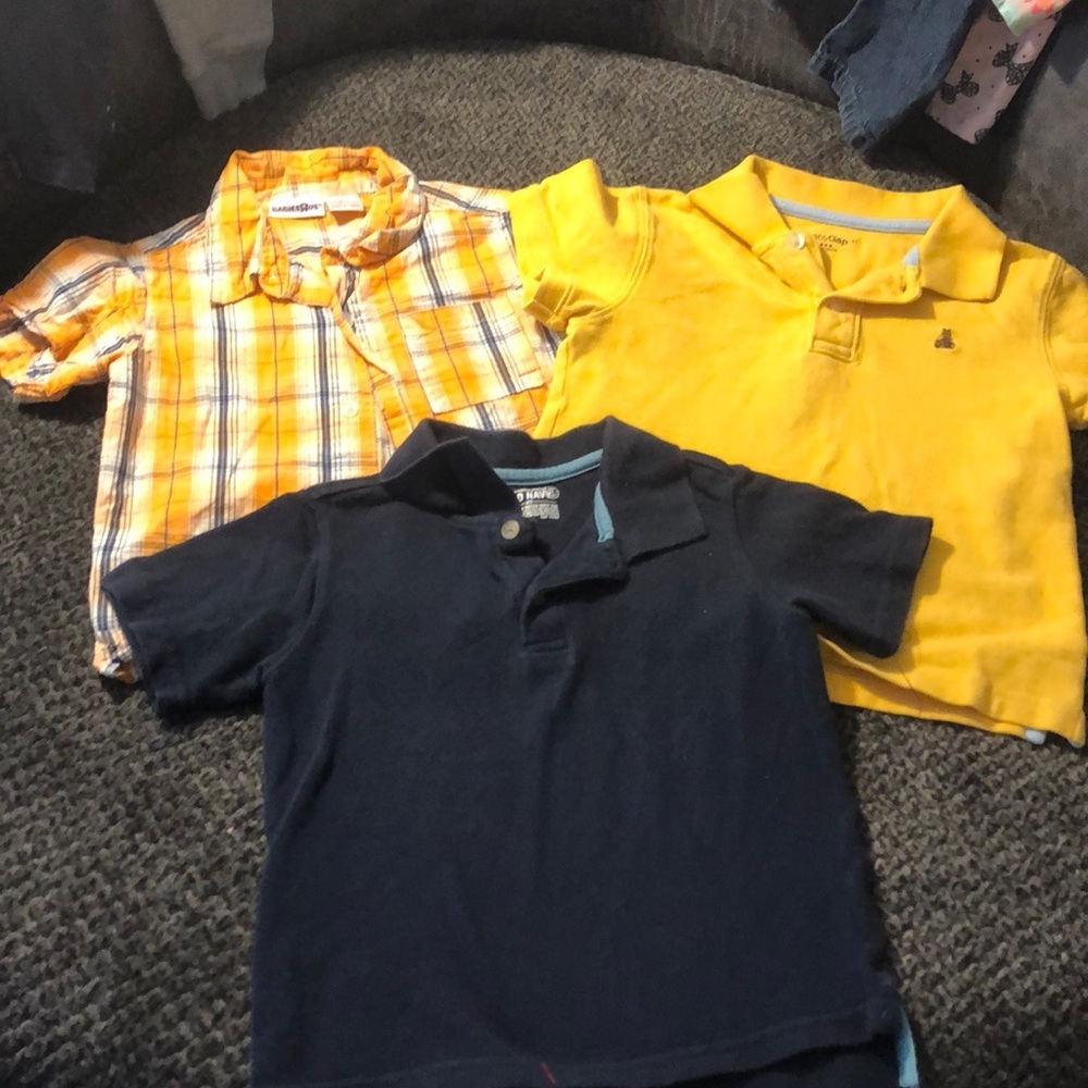 🔹 4 for $30 3T Boys Short Sleeve Lot